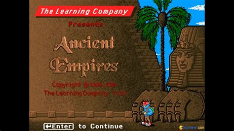 Super Solvers Ancient Empires Gameplay Pc Game 1990 Youtube