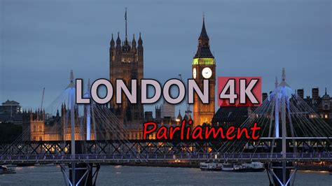 Ultra Hd 4k London Uk Houses Of Parliament Travel