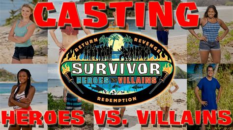 Casting Survivor Heroes Vs Villains 2 Youtube