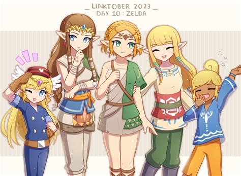 Link Princess Zelda Toon Link And Tetra The Legend Of Zelda And 5
