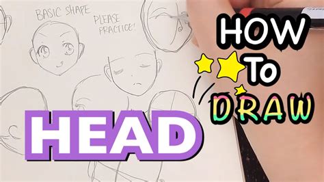 How To Draw Manga Head For Beginners Youtube