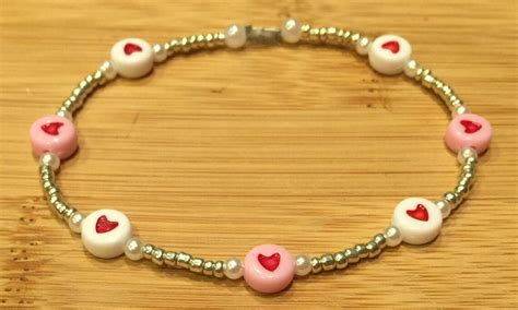 Beaded Bracelets Valentines Day Ts Kids Etsy Uk