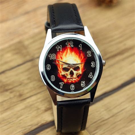 Buy Marvel Super Hero Ghost Rider Fashion Skull Watch