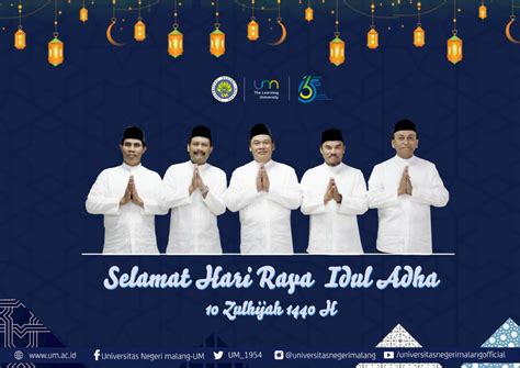 Ucapan Selamat Idul Adha 1440 H Universitas Negeri Malang Um