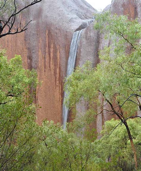 It is a large sandstone rock formation and is one of the two major features of the. Unseasonable rain causes waterfalls over Australia's famed ...