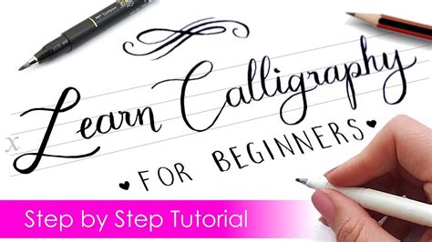 How To Calligraphy For Beginners With Any Pen In Step By Step