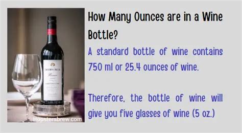 How Many Ounces Are In A Wine Bottle Oz And Glasses In 750 Ml Bottle From An Expert