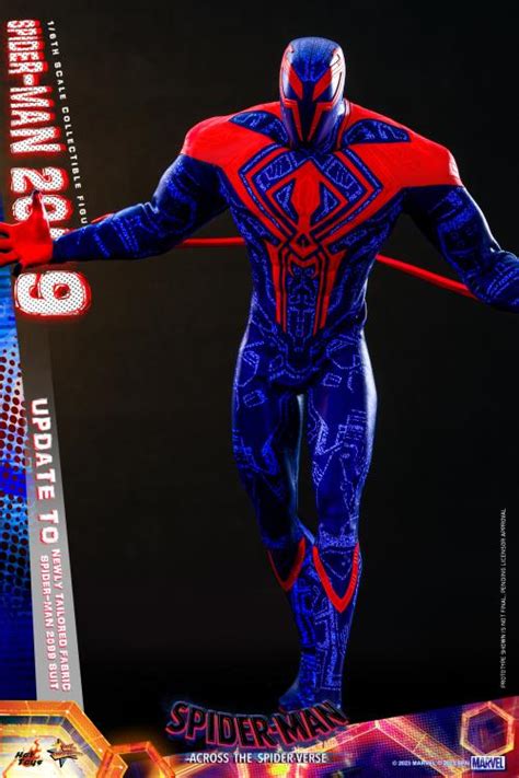 Spider Man Across The Spider Verse Part One Mms711 Spider Man 2099 1 6th Scale Collectible Figure