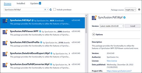 Create Or Generate Pdf File In Wpf Syncfusion