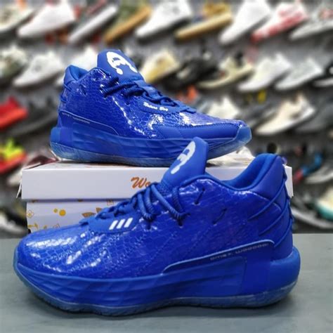 Adidas Mens Dame 7 X Ric Flair Blue Shopee Philippines