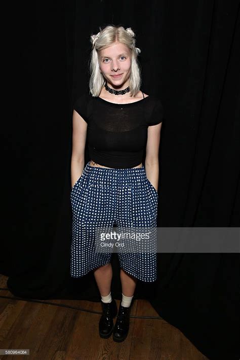 Singer Songwriter Aurora Poses For A Photo At Mick Management On July 25 2016 In Brooklyn New