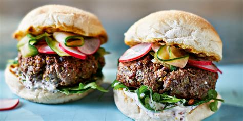 In a large bowl, mash the bread and milk together with a fork until it forms a chunky paste. Zingy beef burgers - Recipes - Co-op