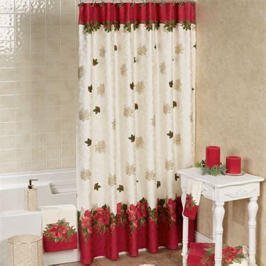 Shop with afterpay on eligible items. Lenox Poinsettia Tartan Holiday Shower Curtain | Holiday ...
