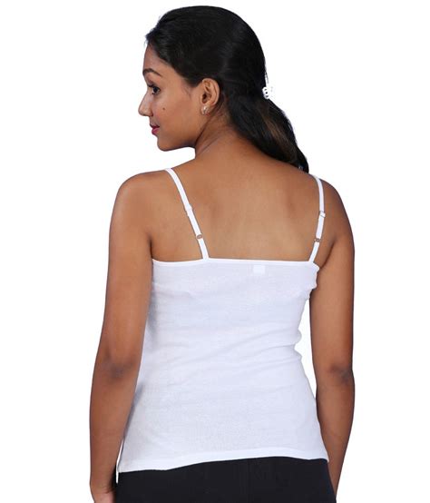 Buy Sarodee White 100 Cotton Camisoles Online At Best Prices In India