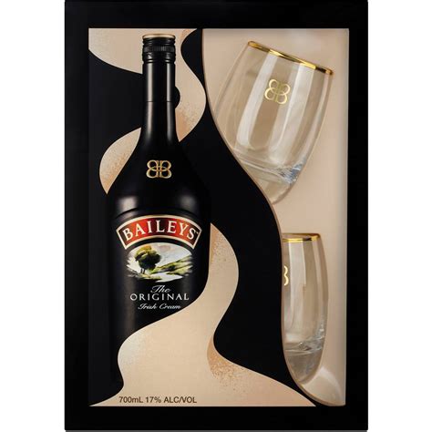 Baileys Original And 2 Glass Pack And 2 Glass Pack 700ml Woolworths