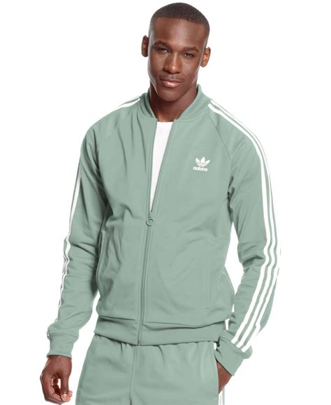 Lyst Adidas Originals Superstar Track Jacket In Gray For Men