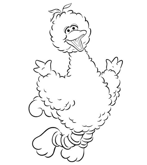 Top 25 Free Printable Big Bird Coloring Pages Online Momjunction