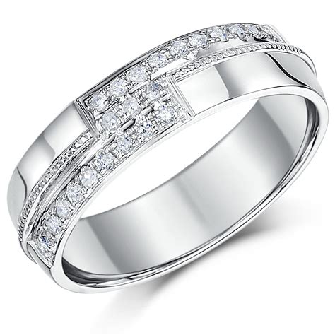 Https://techalive.net/wedding/9 Carat White Gold Mens Wedding Ring
