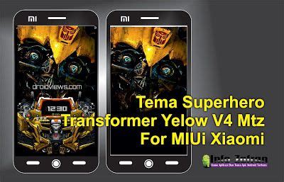 Download miui theme xiaomi extensible mtz for miui 9 update version credit and desain theme by tanbir ahammad download via theme store. Tema Transformers Yellow V4 Mtz For Xiaomi MIUI 8/9 ...