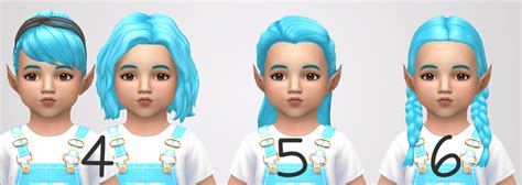 Sims 4 Ccs The Best Thirty Three Cc Toddler Hairs