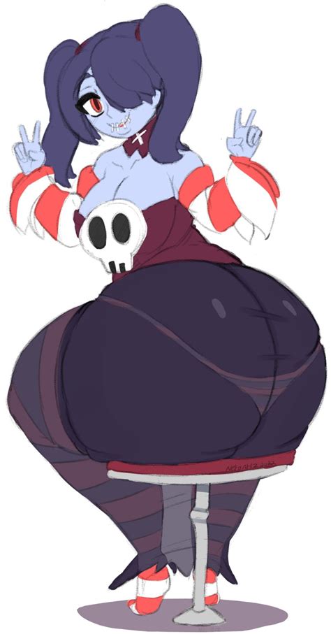 Squigly Skullgirls Skullgirls Absurdres Highres Tagme 1girl Ass Huge Ass Image View