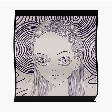 Tomie Junji Ito Poster By Rebdaarisaputra Redbubble