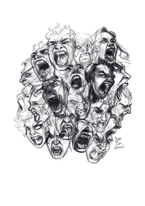 Sketchdump How To Draw Screaming Faces Video By Javicandraw On