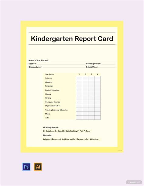 School Report Card Templates 25 Docs Free Downloads