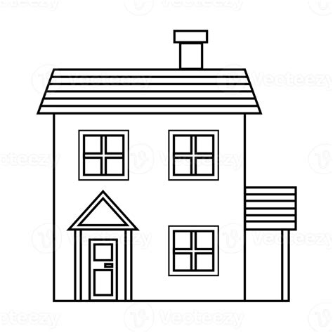 House Outline Illustration Png Line Art Home 11911363 Png