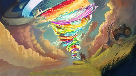 Tornado Rainbow Wallpapers Wallpaper Cave