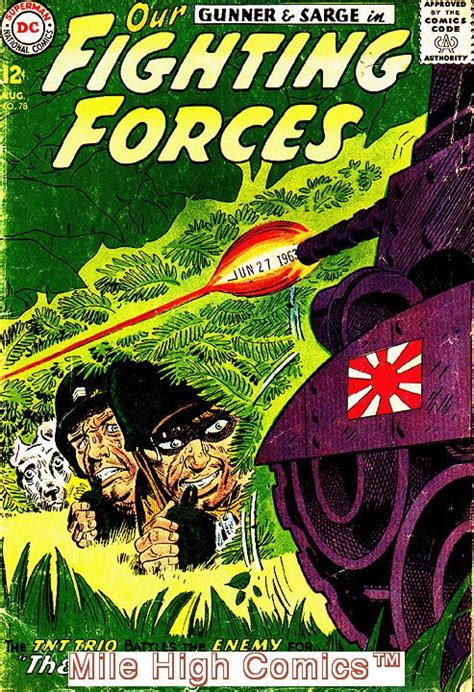 Our Fighting Forces 1954 Series 78 Fair Comics Book Comics War
