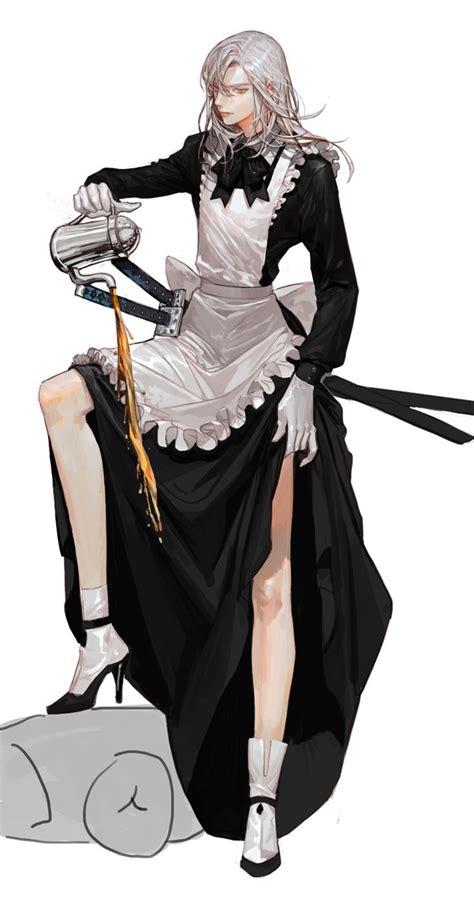 Twitter Maid Outfit Anime Maid Outfit Cute Anime Guys