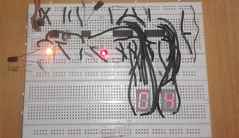 2 Digit Object Counter Circuit Diagram using IC 555 & LM358