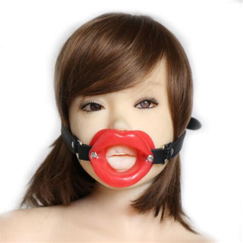 Silicone Open Mouth Gags Lips Strap O Ring Oral Ball Gags Binding Slaves Adult Ebay