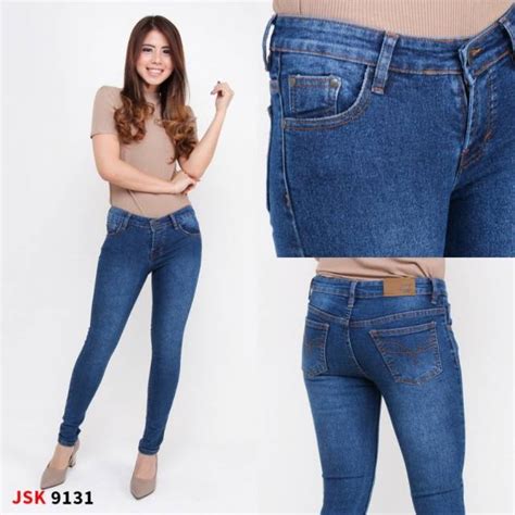 Celana Jeans Wanita 4 Warna Celana Panjang Jeans Wanita Skinny Jeans