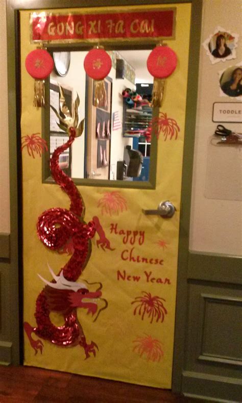Chinese New Year Door Decoration Chinese New Year Crafts Chinese New