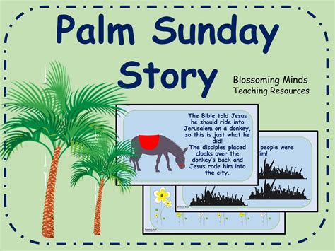 Palm Sunday Story Powerpoint By Blossomingminds Teaching Resources Tes