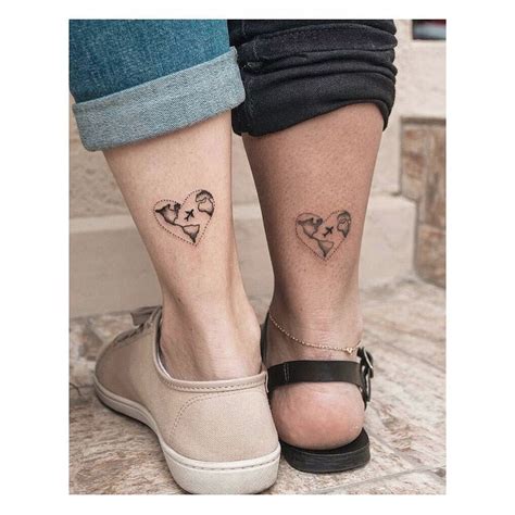 ¿te Quieres Hacer Un Tatuaje En Pareja 50 Ideas Que Son Románticas Y Hermosas Tatuajes De