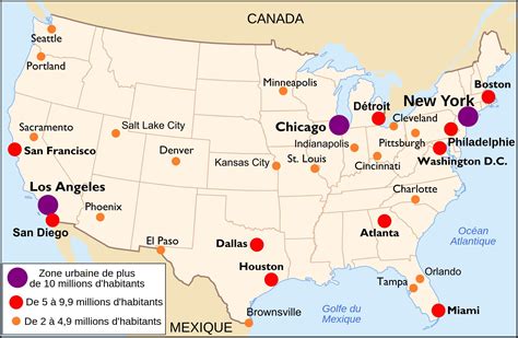 Carte Des Usa Etats Unis Cartes Du Relief Villes Administratives