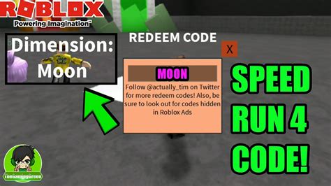 Roblox Speed Run 4 Codes Youtube