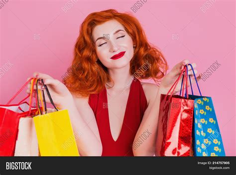 Imagen Y Foto Girl Red Dress Prueba Gratis Bigstock