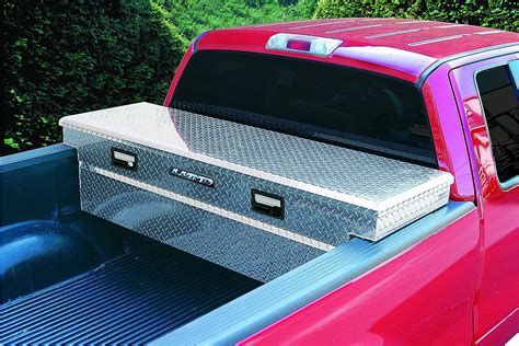 Lund 9210 60 Inch Aluminum Mid Size Cross Bed Truck Tool Box With Full