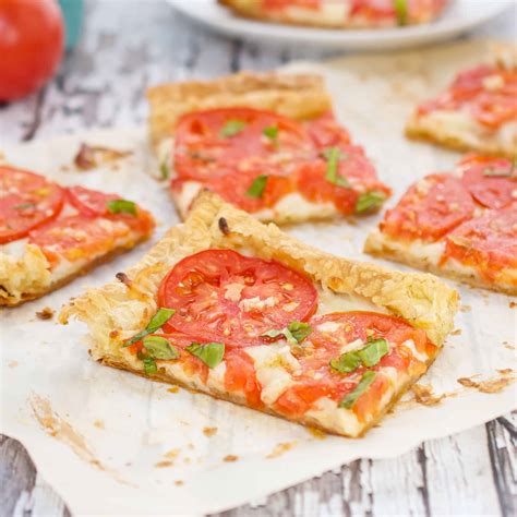 Savory Tomato Tart Recipe With Mozzarella Sweet Peas Kitchen