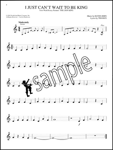 Disney For Trumpet Easy Instrumental Play Along Music Book