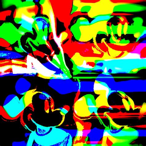 Neat Mickey Mouse Trippy Fondos Para Iphone Iphone