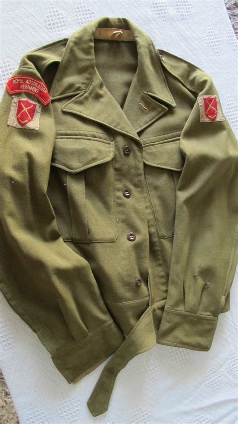 Korean War Battle Dress Grouping To An Australian In The Canadian Army