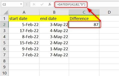How To Minus Dates In Excel 3 Easy Methods Excel Wizard