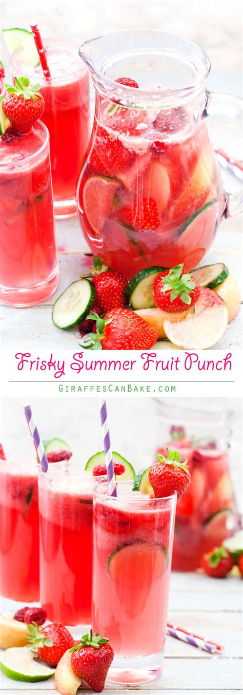 Vodka's versatility lends itself to cocktails made using seasonal fruit like strawberries and blackberries,. Frisky Summer Fruit Punch - a delicious fruit punch made ...