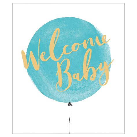 Uk Greetings Welcome New Baby Boy Card Welcome New Baby New Baby