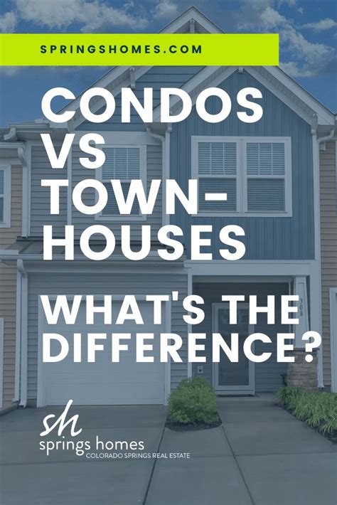 Condo Vs Townhouse Whats The Difference In 2021 Townhouse